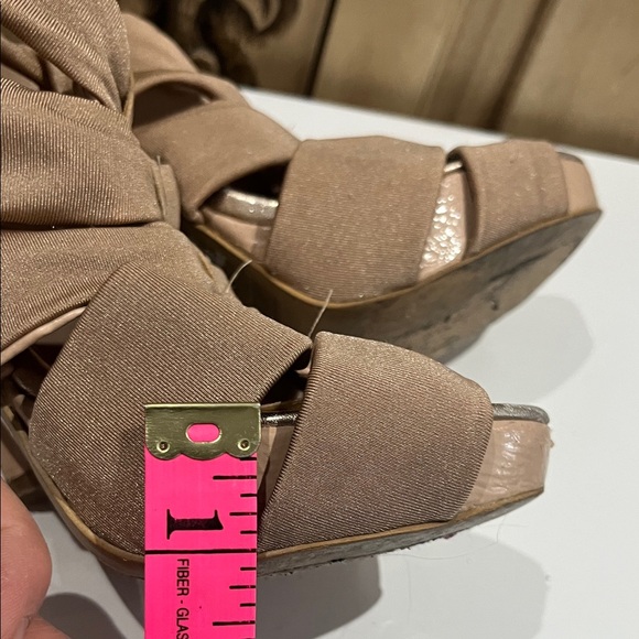 Call It Spring Chic Brown Heels - Picture 7 of 14